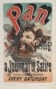 Pan, A Journal of Satire, az Illusztrált poszterekből. Munka díszített...