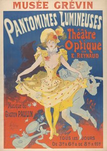 Világító pantomim, 1892 alkotó: Jules Cheret
