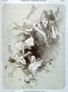 Parisian Fantasy: Puppets – Cherret plakátja alkotó: Jules Cheret