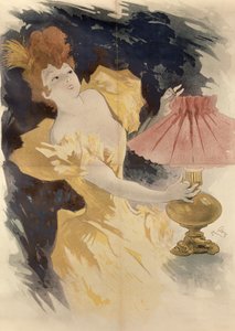 Saxoleine (Lámpaolaj reklámja), Franciaország 1890-es évek alkotó: Jules Cheret