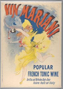 Vin Mariani, 1894 alkotó: Jules Cheret