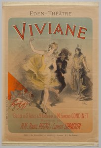 Viviane alkotó: Jules Cheret