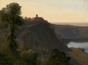 Kilátás a Nemi-tóra, 1843.