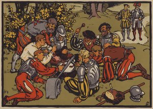 A reformáció válsága Svájcban (színes litho)