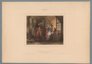 Szegény munkás fizetés nélkül jön haza Misère (30 éves) (cím a tárgyon) Erények és bűnök (sorozat címe) Vice et Vertu, album moral (...) (sorozat címe) alkotó: Jules  David
