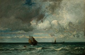A vihar elől menekülő ugat, 187075. alkotó: Jules Dupré