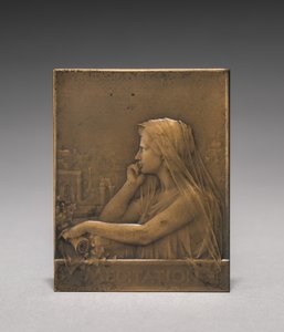 Medalion. alkotó: Jules Dupré