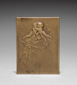 Medalion fordított. alkotó: Jules Dupré