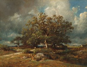 Az öreg tölgy, c. 1870.