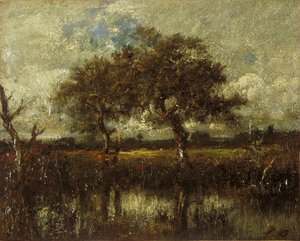 Cím nélkül (Tájkép) alkotó: Jules Dupré