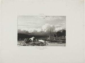 Nézet Angliában alkotó: Jules Dupré