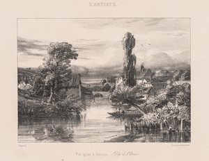 A kép Alençonban készült alkotó: Jules Dupré