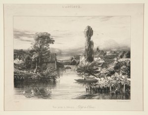 Vue Prize a Alencon ; L alkotó: Jules Dupré