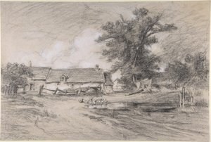 Tanya kacsákkal alkotó: Jules Dupré