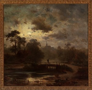 Táj holdfényben alkotó: Jules Dupré