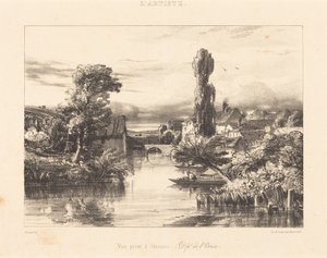 Kilátás Alençonra alkotó: Jules Dupré
