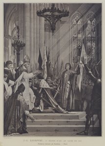 Jeanne of Arc a királyok koronázásán