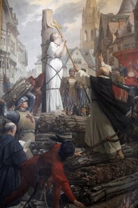 Jeanne of Arc a máglyán