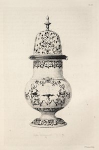 A kerámiaművészet története: A fazekasság leíró és filozófiai tanulmányozása...IX. tábla, 1877. alkotó: Jules Ferdinand Jacquemart