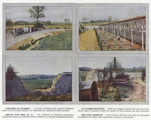 Chambry temető, A hősök sírjai, 75 mm-es lövedék áttörése, Semmit sem tisztelnek