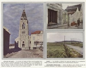 Barcy templom, Barcy, Tranchees Francaises alkotó: Jules Gervais Courtellemont