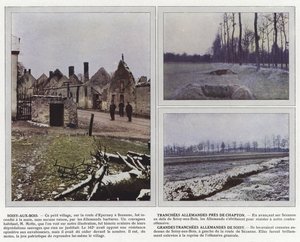 Soisy-aux-Bois, német árkok Chapton közelében, Soisy nagynémet részei