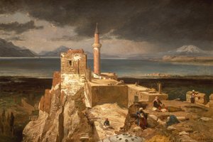 Van-tó és erőd, Örményország (olaj, vászon)