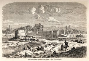 Az Allah Verdi Kahn híd, 1608 körül, Iszfahánban (vagy Iszfahánban) (Irán), átkelőhely a Zend e Roud folyón való átkeléshez, de egyben gát is a folyó folyásának szabályozásához, talárral, ill. tükrös kioszk, ahol a perzsa uralkodó ob