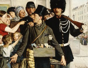 A letartóztatás, 1882 alkotó: Jules Lambeaux