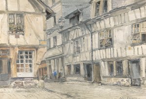 Kilátás a Rue de Lamitie-re alkotó: Jules Lessore