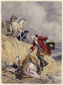 Illusztráció Casanova emlékirataihoz (színes litográfia) alkotó: Jules Marie Auguste Leroux
