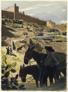 Illusztráció Casanova emlékirataihoz (színes litográfia) alkotó: Jules Marie Auguste Leroux