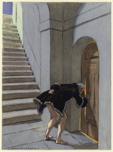 Illusztráció Casanova emlékirataihoz (színes litográfia) alkotó: Jules Marie Auguste Leroux