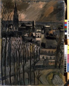Utca Montagne de la Cour ( Brüsszelben ) alkotó: Jules-Marie Canneel