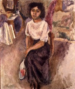 Ülő nő, 1915 körüli (olaj, vászon) alkotó: Jules Pascin