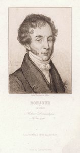 Casimir Bonjour francia drámaíró (metszet) alkotó: Jules Porreau