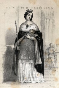 Magyar Szent Erzsébet portréja (1207 - 1231)