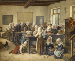 Egy breton leányiskola, 1882.
