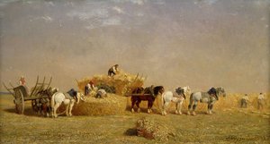 Szénakészítés, 1858