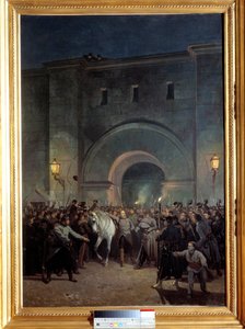 Mazas foglyainak kiszabadítása 1871. január 21-én Mazas egy Lyon melletti börtön volt. Jules Didier (1831-1892) és Jacques Giraud (1811-1876) festménye alkotó: Jules and Guiaud Jacques  Didier