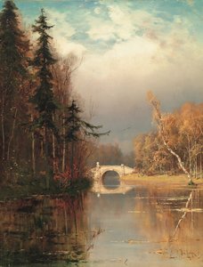 Park 1893 őszén alkotó: Juli Julievich Klever