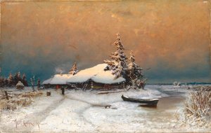 Téli naplemente, 1887