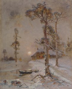 Téli naplemente, 1900