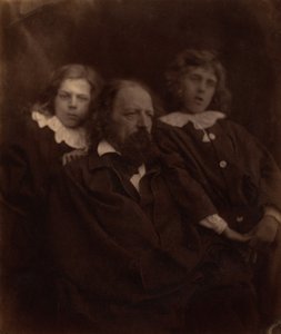 Alfred Tennyson a fiaival,1865 (fotó) alkotó: Julia Margaret Cameron