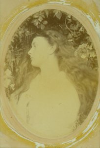 Althea (Alice Liddell), 1872 (albumnyomat) alkotó: Julia Margaret Cameron