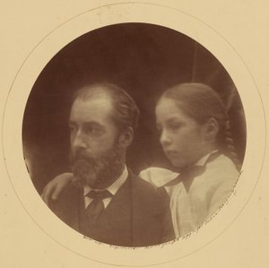 Charles Loyd Norman és lánya, Margaret alkotó: Julia Margaret Cameron