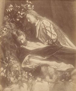 Gareth és Lynette, 1874. alkotó: Julia Margaret Cameron