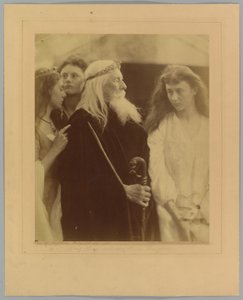 Lear király három lányának osztja fel királyságát alkotó: Julia Margaret Cameron