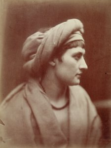 Női portré turbánnal alkotó: Julia Margaret Cameron