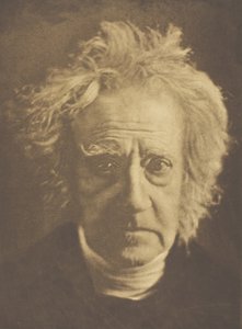 Sir John Herschel, 1867, nyomtatott c. 1893. alkotó: Julia Margaret Cameron